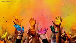 A Holi festival in Washington, DC