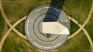 Aerial view of the Washington Monument in Washington, DC