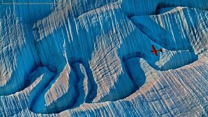A glacier in Wrangell-St. Elias National Park and Preserve, Alaska