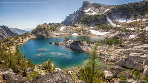Crystal Lake in the Enchantments, Alpine Lakes Wilderness, Washington