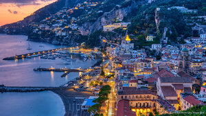 Vista di Amalfi, Salerno, Campania