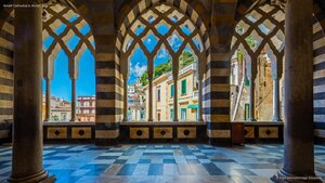 Amalfi Cathedral in Amalfi, Italy