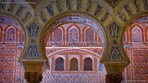 Ambassador's Hall in the Alcázar of Seville, Spain