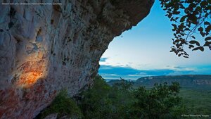 Ancient rock art in Chiribiquete National Natural Park, Colombia