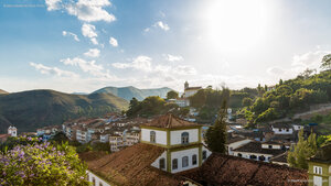 A bela cidade de Ouro Preto, em Minas Gerais, Brasil Getty Images