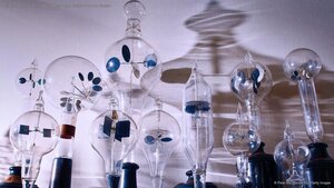 Antique radiometers at the Royal Society's headquarters in London, England