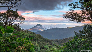 Arenal Volcano seen from Monteverde, Costa Rica