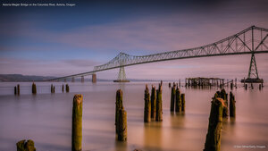 Astoria-Megler Bridge on the Columbia River, Astoria, Oregon