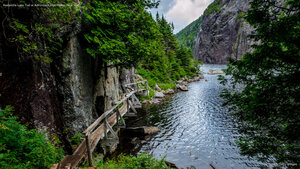 Avalanche Lake Trail at Adirondack High Peaks, New York