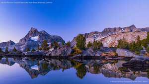 Banner Peak and Thousand Island Lake, Ansel Adams Wilderness, California