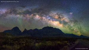 Milky Way over Big Bend National Park, Texas