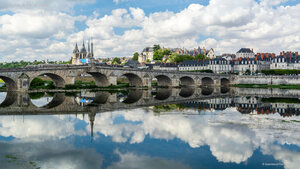 Vue et reflets de Blois, Val de Loire