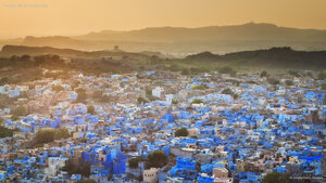 The Blue City of Jodhpur, India