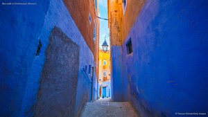 Blue walls of Chefchaouen, Morocco