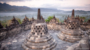 Borobudur Temple, Java, Indonesia