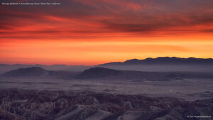 Borrego Badlands in Anza-Borrego Desert State Park, California