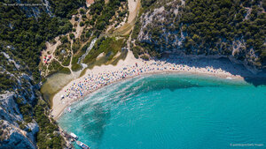The beach at Cala Luna, Sardinia, Italy