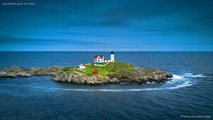 Cape Neddick Light in York, Maine