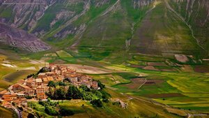 Castelluccio in Monti Sibillini National Park, Italy