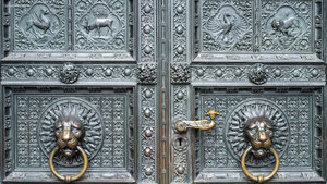 Eingangsbereich des Kölner Doms, Nordrhein‑Westfalen