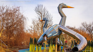 Chapman Adventure Playground in the Gathering Place, Tulsa, Oklahoma