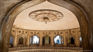 Interior of the Charminar, Hyderabad, Telangana