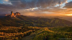 Chimney Rock and Uncompahgre National Forest, Colorado