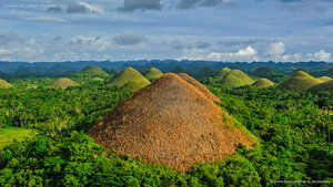 Chocolate Hills in Bohol, Philippines