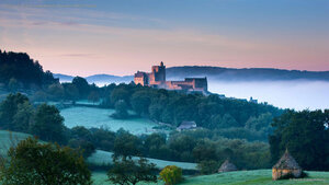 Château de Beynac overlooking the Dordogne Valley in France