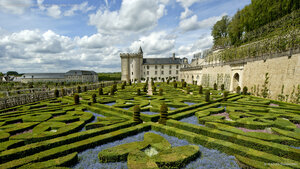 Château de Villandry and its garden, Loire Valley, France