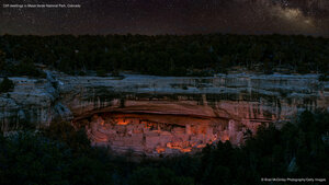Cliff dwellings in Mesa Verde National Park, Colorado