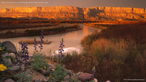 Cliffs of the Sierra Ponce and Rio Grande, Big Bend National Park, Texas
