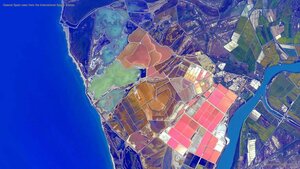 Coastal Spain seen from the International Space Station