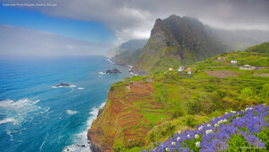 Coast near Ponta Delgada, Madeira, Portugal