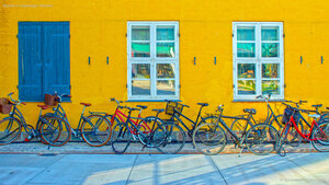Bicycles in Copenhagen, Denmark