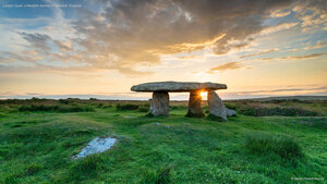 Lanyon Quoit, a Neolithic dolmen in Cornwall, England