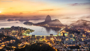 Amanhecer no Rio de Janeiro