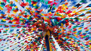 Festival no nordeste do Brasil (Bahia)
