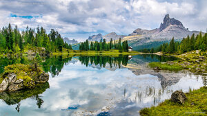 Lago Federa, Cortina d'Ampezzo, Belluno, Veneto