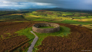Grianan of Aileach ring fort, Donegal, Ireland