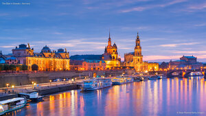 The Elbe in Dresden, Germany