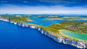Cliffs of Telašćica Nature Park, Dugi Otok Island, Croatia