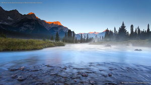 Elk River in the East Kootenays of British Columbia, Canada
