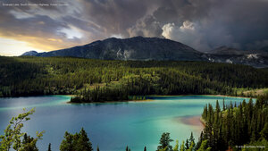 Emerald Lake, South Klondike Highway, Yukon, Canada