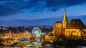 Weihnachtsmarkt Erfurt, Thüringen