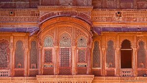 Exterior of Mehrangarh Fort in Jodhpur, India