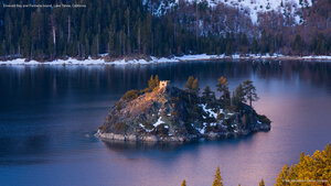 Emerald Bay and Fannette Island, Lake Tahoe, California