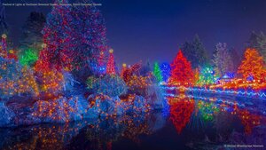 Festival of Lights at VanDusen Botanical Garden, Vancouver, British Columbia, Canada