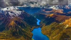 Fiordland National Park in South Island, New Zealand