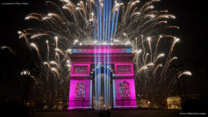 Le nouvel an à Paris, France
